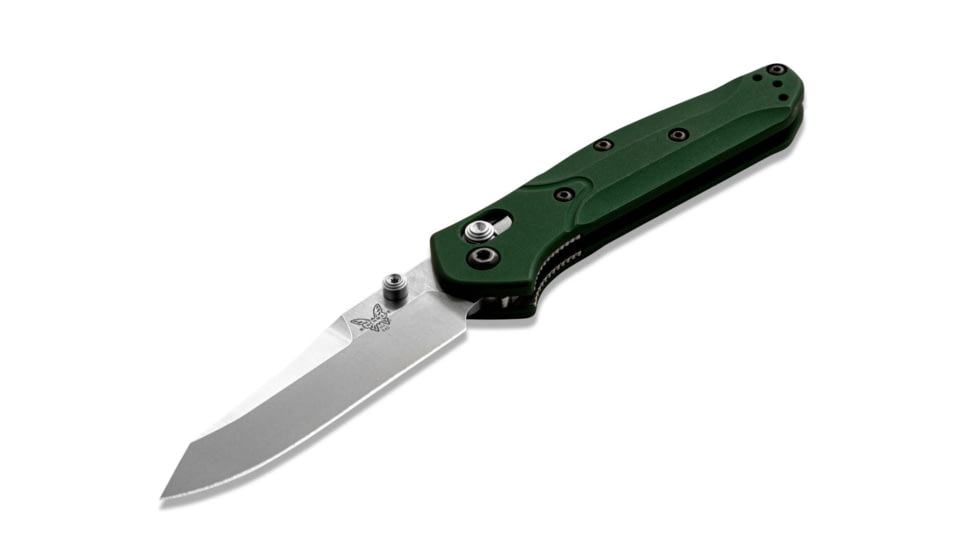 Benchmade Mini Osborne Axis Folding Knife, 2.92in CPM-S30V Stainless Steel Reverse Tanto Blade, 6061-T6 Billet aluminum Handle, 945