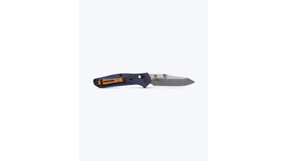 Benchmade Mini Osborne Folding Knife, 2.92in, M390 Steel, Reverse Tanto, Micarta, Blue Denim, 945-04