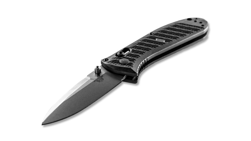 Benchmade Mini Presidio II Folding Knife, 3.2in, CPM-S30V, Drop Point Blade, Molded CF-Elite, Black Handle, 575-1