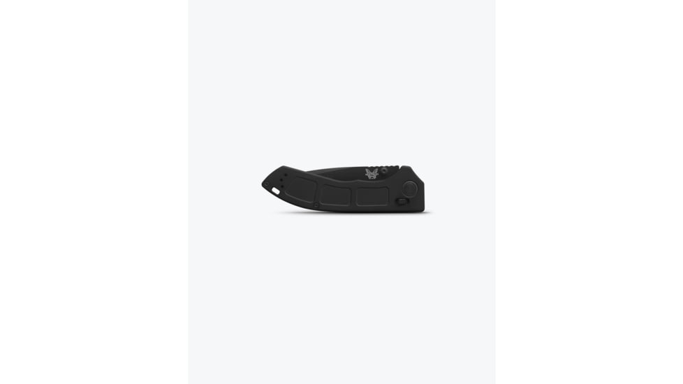 Benchmade Narrows Folding Knife, 3.43in, M390 Stainless Steel, Drop Point Blade, 6Al-4V Titanium, Black Handle, 748BK-01