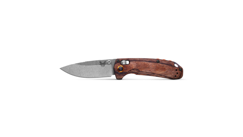 Benchmade North Fork Folding Knife, 2.97in, CPM-S30V Premium Stainless Steel, Wood, 15032
