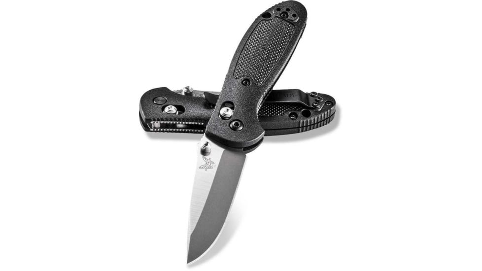 Benchmade Pardue Mini Drop Point Grip Folding Knife, Axs, Stud, 556-S30V