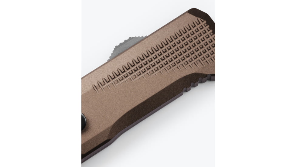 Benchmade 4600 Phaeton Automatic Folding Knife, 3.45 in, CPM-S30V, Clip-Point, OD Green Handle, 4600DLC-1