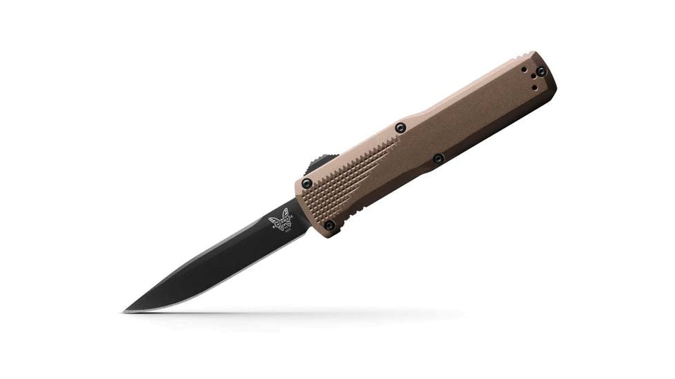 Benchmade 4600 Phaeton Automatic Folding Knife, 3.45 in, CPM-S30V, Clip-Point, OD Green Handle, 4600DLC-1