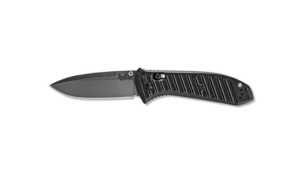 Benchmade Presidio II Folding Knife, 3.72in, CPM-S30V Stainless Steel, Drop Point Blade, molded CF-Elite, Black Handle, 570-1