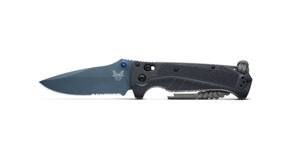 Benchmade Water Adira Folding Knife, 3.88in, CPM MagnaCut Stainless Steel, Grivory, Tempest Gray, Combo, 18060SBT-01