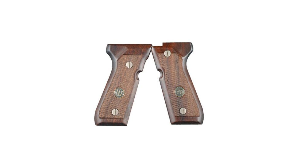 Beretta Wood Pistol Grip w/ Medallion, 92/96 Full Size, Genuine Walnut, JG92FSW
