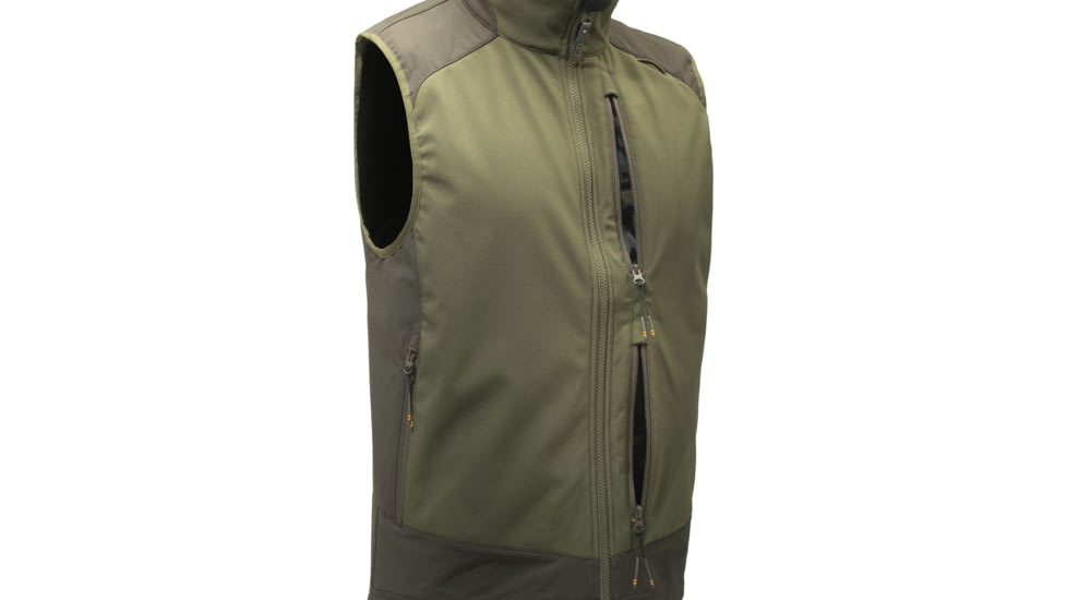 Beretta BUTTE SOFTSHELL VEST BROWN BARK/MOSS MED 8313FED2