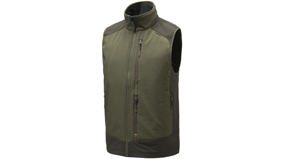 Beretta BUTTE SOFTSHELL VEST BROWN BARK/MOSS MED 8313FED2