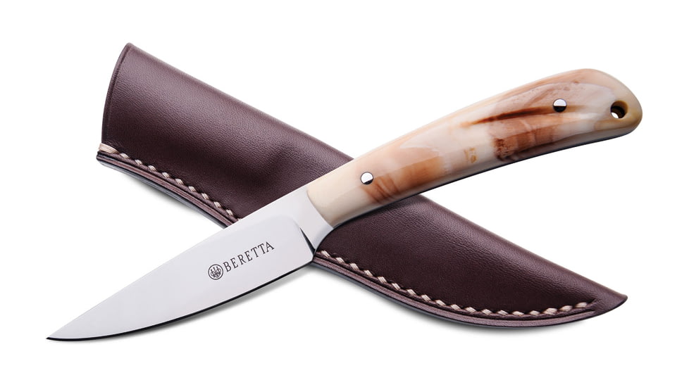 Beretta Bird and Trout Fixed Blade Knife, 3.25in, Bohler N690, Tusk Handle, BER0201