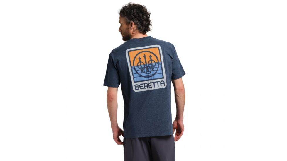 Beretta HorizonT-Shirt - Mens, Short Sleeve, Navy Heather, 3XL, TS224T1890051YXXXL