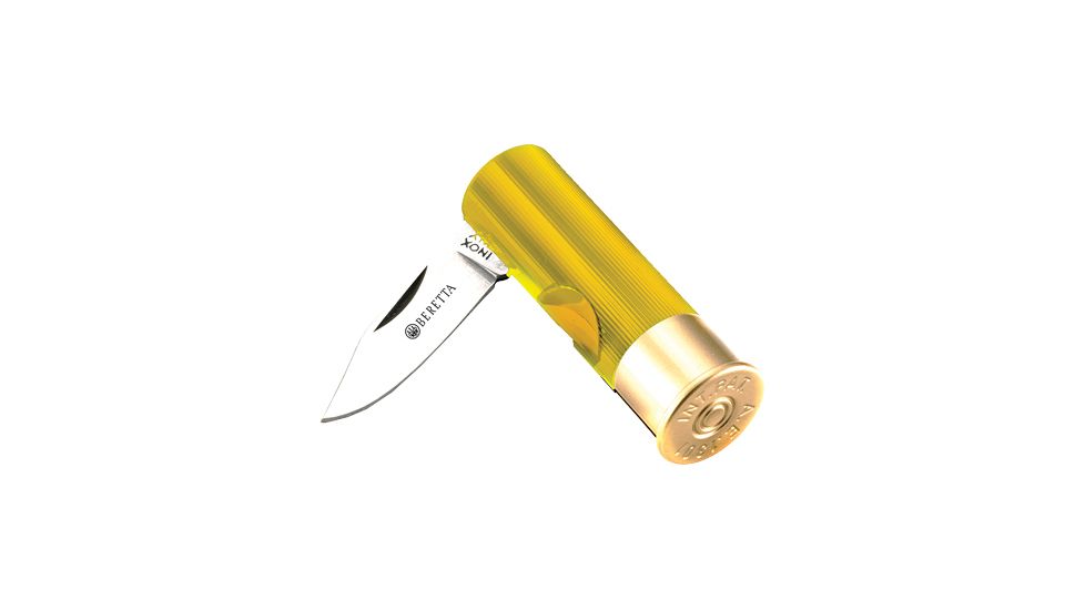 Beretta Shotshell Knife 1.97'' Blade Yellow