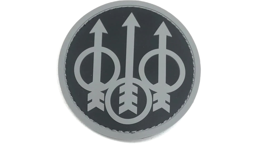 Beretta Tirident Patch, Gray/Black, PATCHSWAT