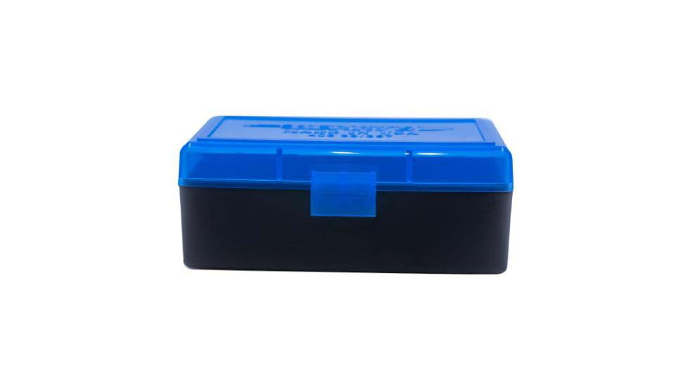 Berrys 36713 403 Ammo Box 38 Special,357 Mag 50rd Blue Lid W/Black Bottom