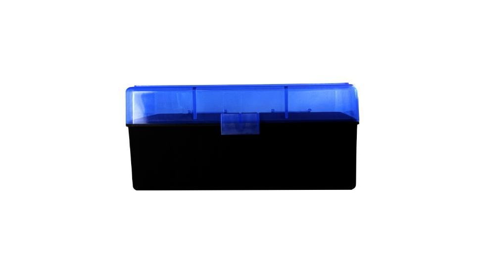Berry's Manufacturing 415 WSSM/500 S&W Ammo Box, 50 Rounds, Blue/Black, JF20015