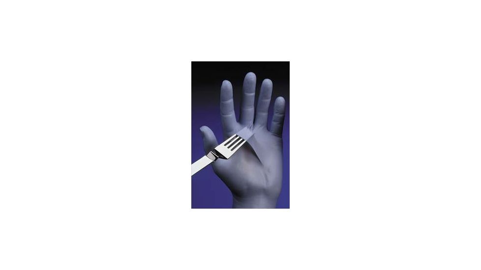 Best Manufacturing N-DEX Ambidextrous Powdered Nitrile Gloves, Best Manufacturing 7005L N-DEX Original, 4 Mil Thickness, 24.1 Cm (91/2'') Length