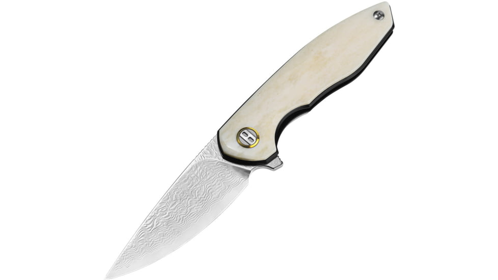 Bestech Knives Bambi Linerlock Ox Bone BTKL08C