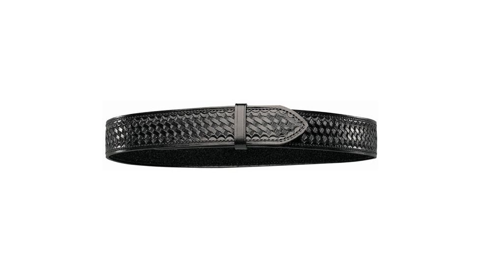 Bianchi B8V Garrison Belt with Hook and Loop - Basket Black, 17005