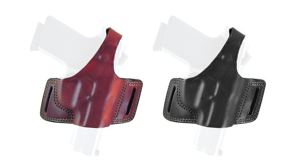 Bianchi Black Widow Holster, Black, Tan