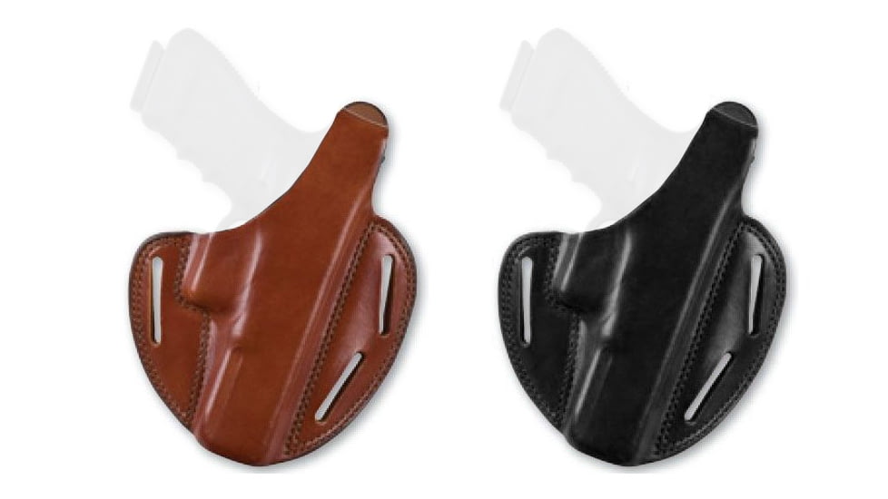 Bianchi Shadow II Taurus Judge Cylinder 3 Slot Pancake holster- Model 7, Black, Tan