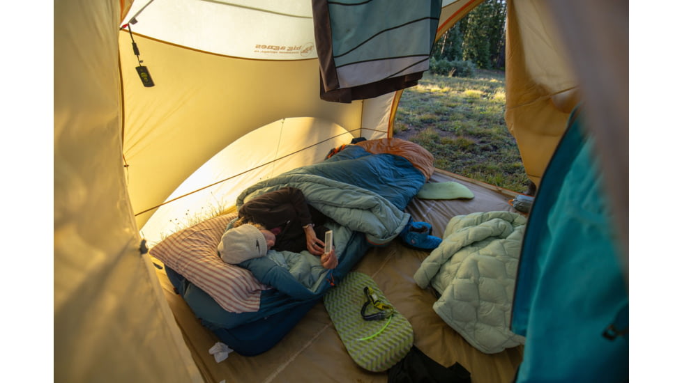 Big Agnes Echo Park 20 Sleeping Bag, Tapestry/Brown Sugar, Wide Long, BEP2025