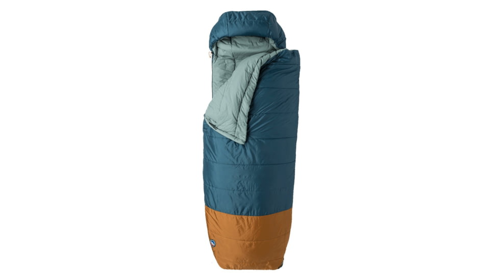 Big Agnes Echo Park 0 Sleeping Bag, Tapestry/Brown Sugar, Wide Long, BEP025