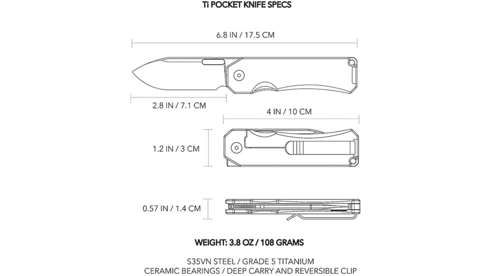 Big Idea Design Ti Pocket Framelock, BIG004
