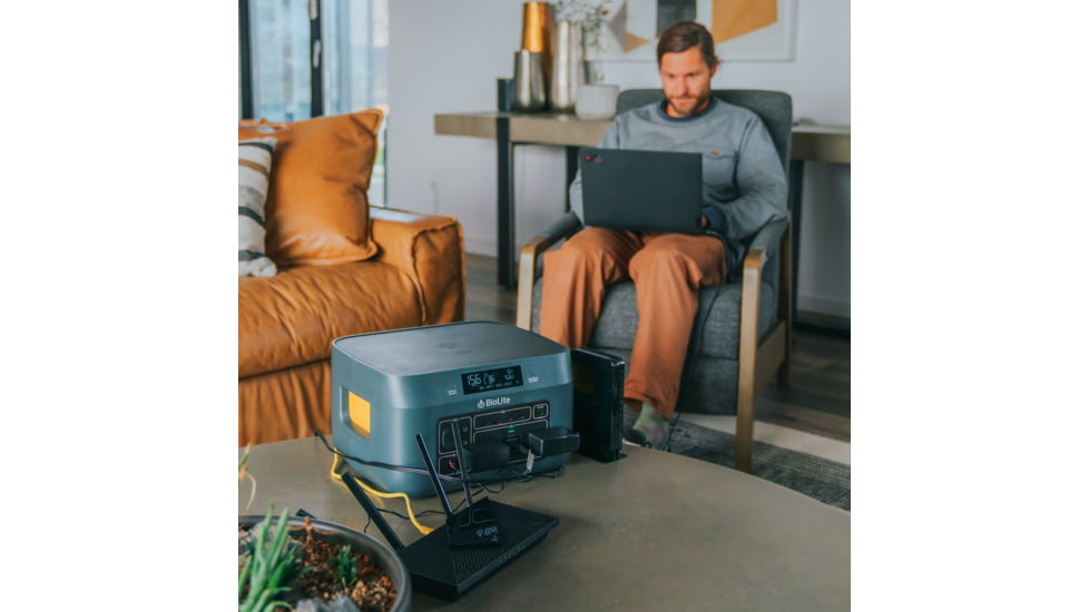 BioLite BaseCharge 1500 Portable Power Station, Black, BGB0101