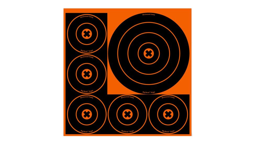 Birchwood Casey Big Burst Revealing Targets 15 4-inch And 8 3-inch Targets, BC-36818