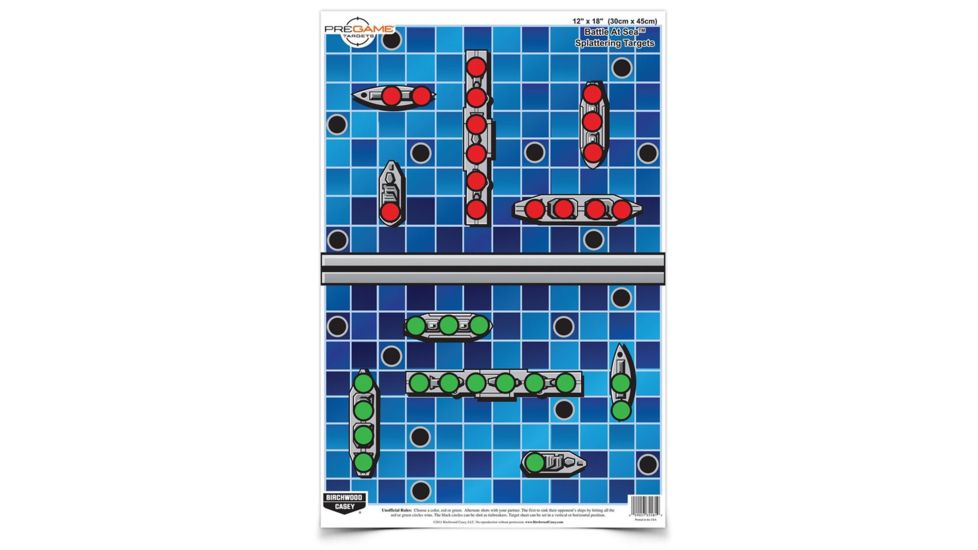 Birchwood Casey Dirty Bird Battle At Sea Targets 12x18 Inch 100 Per Box, BC-35581