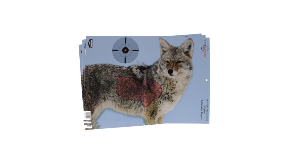 Birchwood Casey Dirty Bird PreGame Animal Targets Coyote 16.5x24 Inch 3 Per Package, BC-35405