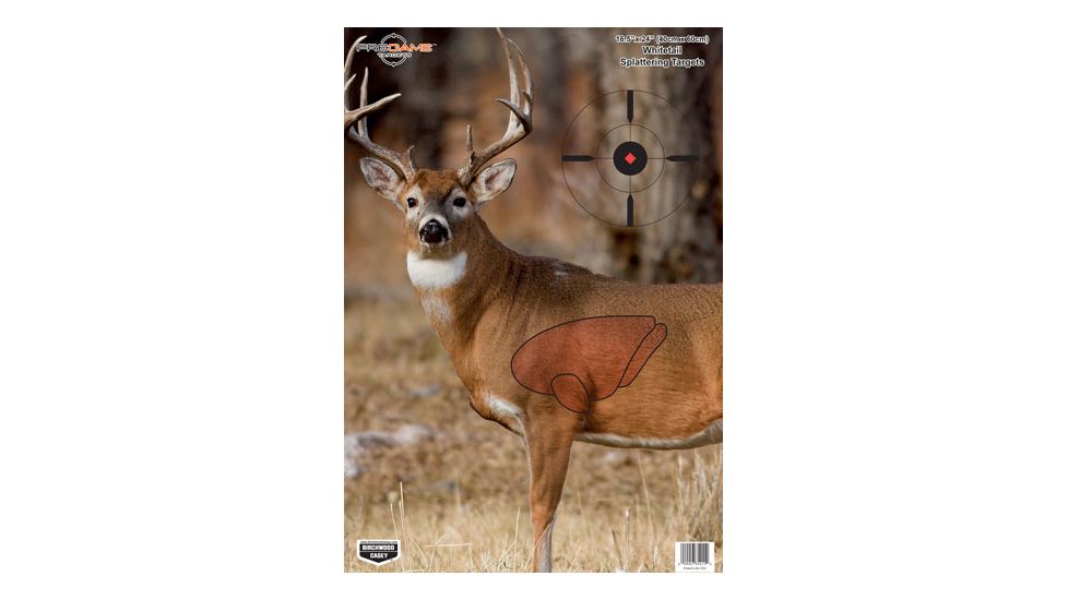 Birchwood Casey Dirty Bird PreGame Animal Targets Deer 16.5x24 Inch 3 Per Package, BC-35401