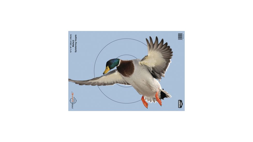 Birchwood Casey Dirty Bird PreGame Animal Targets Duck 12x18 Inch 8 Per Package