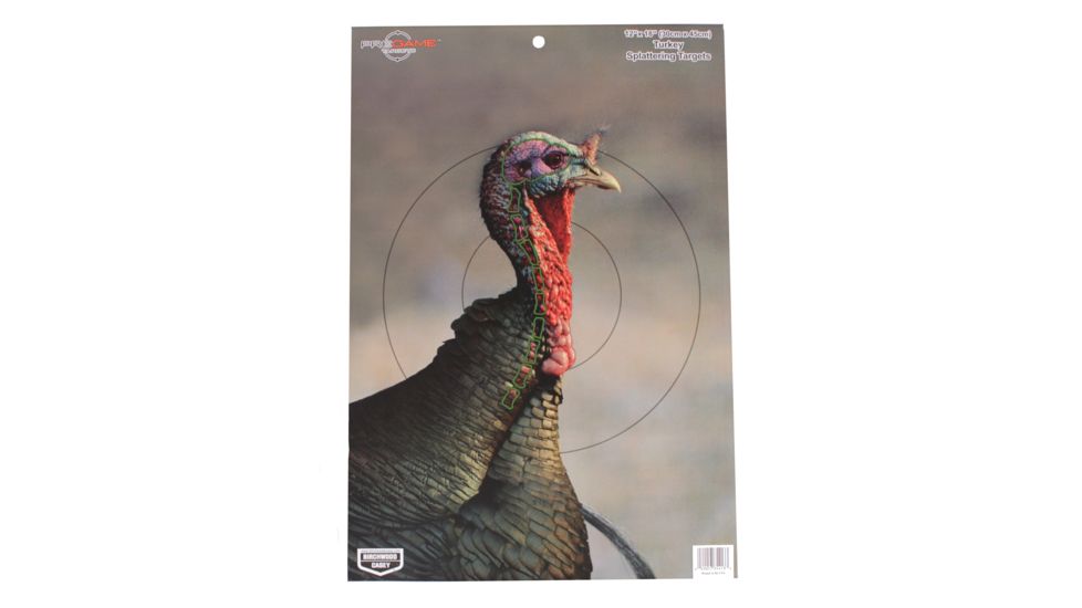 Birchwood Casey Dirty Bird PreGame Animal Targets Turkey 12x18 Inch 8 Per Package, BC-35403
