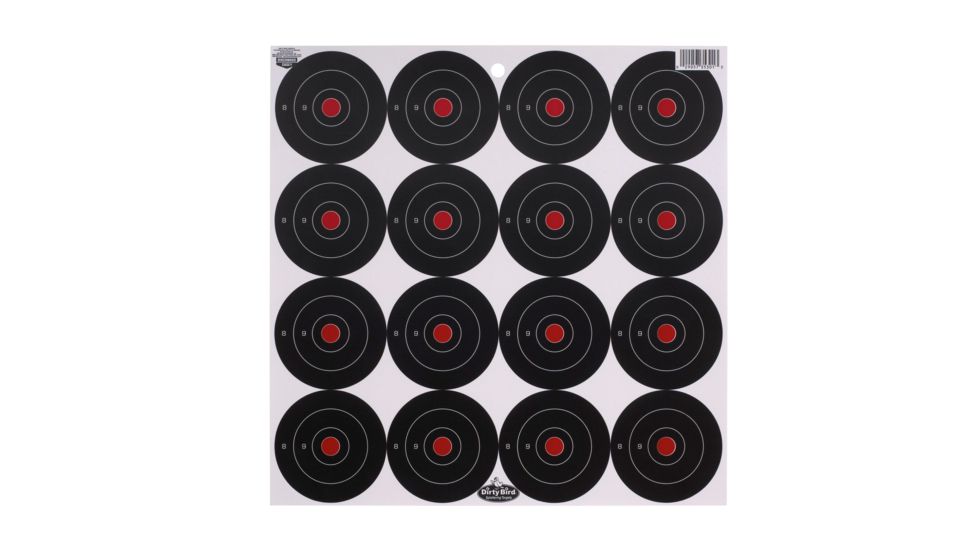 Birchwood Casey Dirty Bird Splattering Targets 3 Inch Round 9 Per Sheet 12 Sheets Per Package, BC-35309