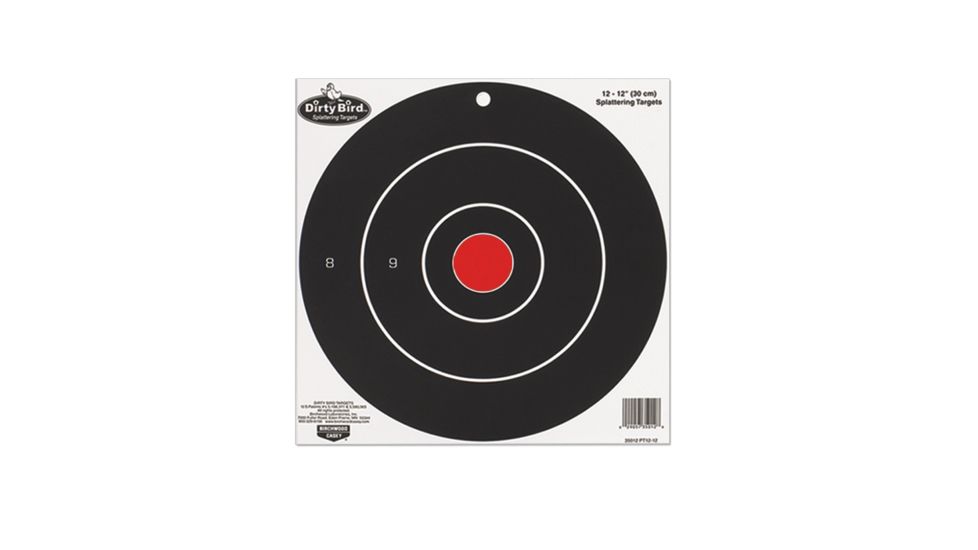 Birchwood Casey Dirty Bird Splattering Targets 8 Inch Bullseye Package of 25, BC-35825