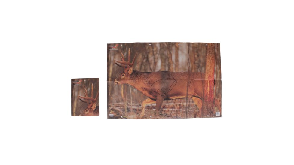Birchwood Casey Eze-Scorer Whitetail Deer Target Folded 23x35 Inch 2 Per Package, BC-37481