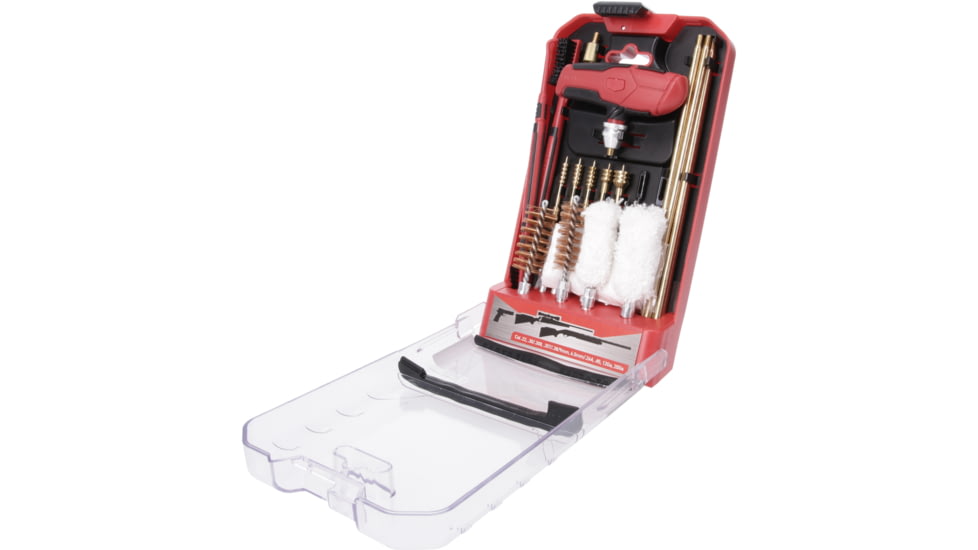 Birchwood Casey Gun Cleaning Kit, Multi-Caliber,/Red, 22 Pieces, BC-UNVCLN-KIT