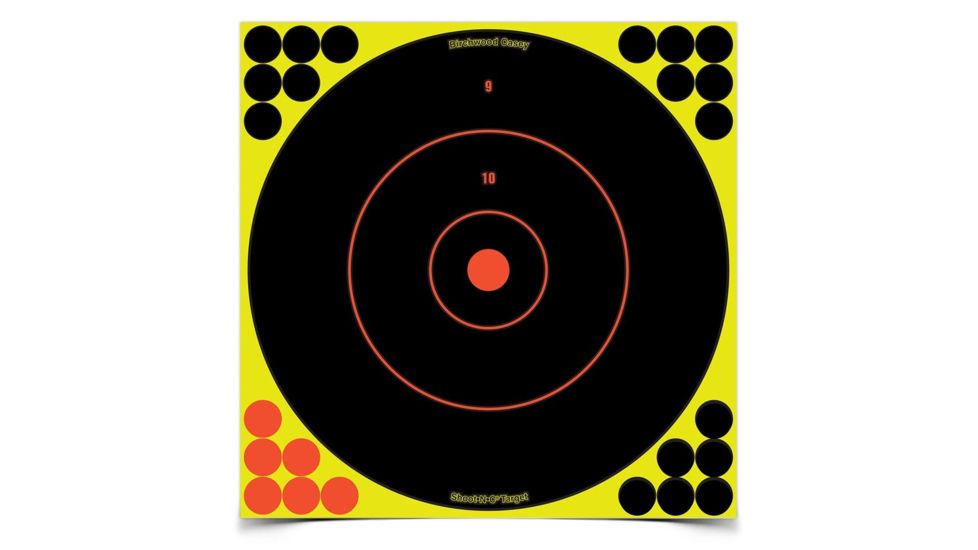 Birchwood Casey Shoot-N-C 12 Inch Round Bullseye - 12 Targets, BC-34022