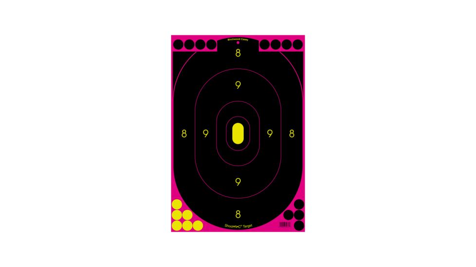 Birchwood Casey Shoot-N-C Pink Reactive Target, BC-34635