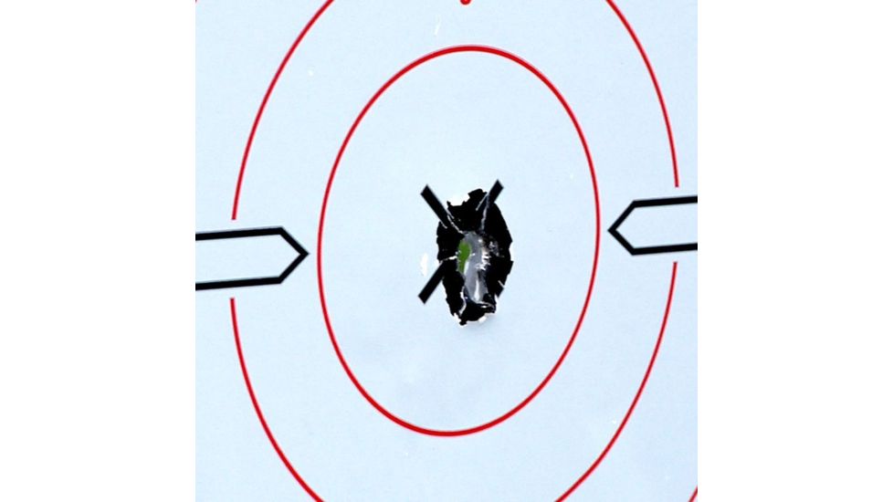 Birchwood Casey Shoot-N-C White/Black 12 Inch Round Bullseye 5 Plus 120 Pasters, BC-34019