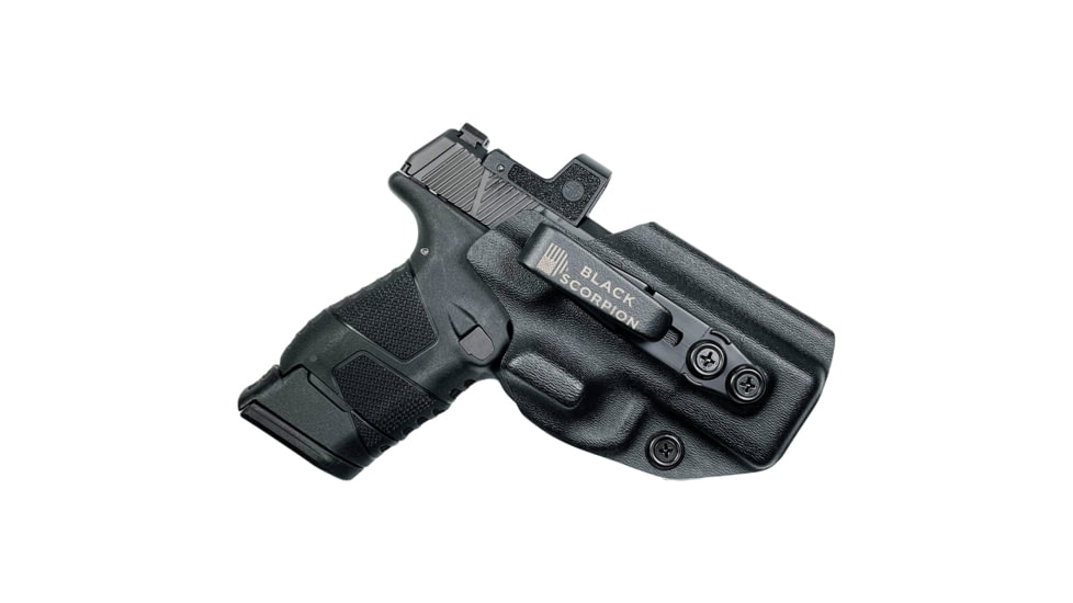 Black Scorpion Outdoor Gear IWB Belt Wing Tuckable Holster, Mossberg MC2sc, Right Hand, Black, HC23-IWBTUCK-MC2SC-BKRH
