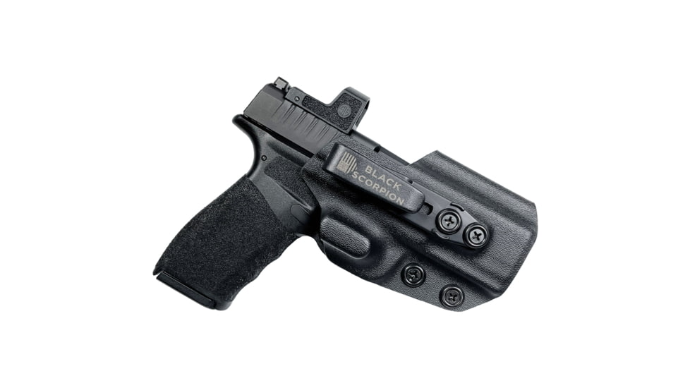 Black Scorpion Outdoor Gear IWB Belt Wing Tuckable Holster, Springfield Hellcat Pro, Right Hand, Black, HC23-IWBTUCK-HELLPRO-BK