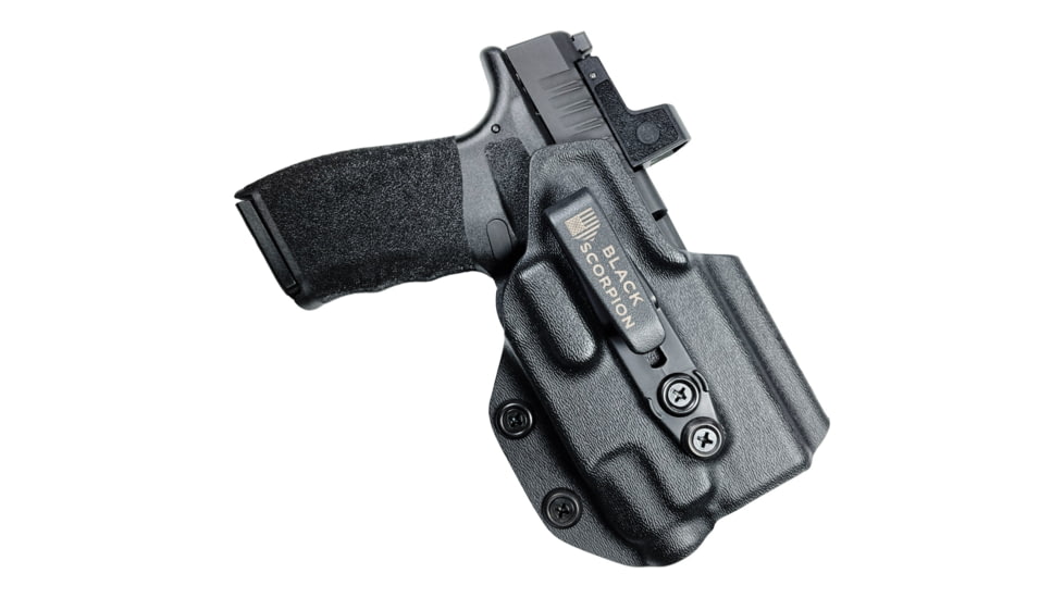 Black Scorpion Outdoor Gear IWB Belt Wing Tuckable Holster, Springfield Armory Hellcat Pro w/ TLR-7A, Right Hand, Black, HC23-IWBTUCK-HELLP