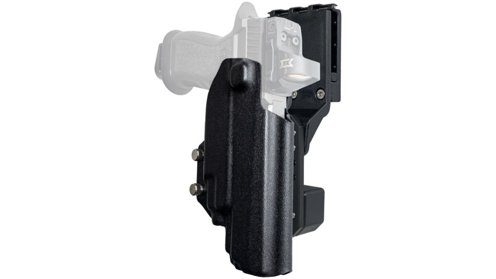 Black Scorpion Outdoor Gear Pro Competition OWB Holster, Sig Sauer P320 Full Size w/ TLR-7/TLR-8, Right Hand, Black, HC04-USPSA-P320X5TLR8BKRH