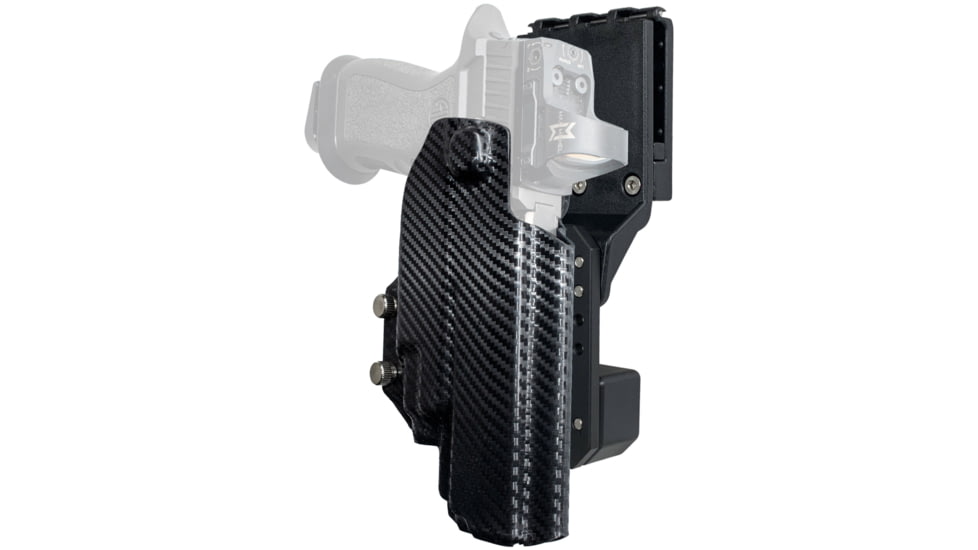 Black Scorpion Outdoor Gear Pro Competition OWB Holster, Sig Sauer P320 Full Size w/ TLR-7/TLR-8, Right Hand, Carbon Fiber, HC04-USPSA-P320X5TLR8CFRH