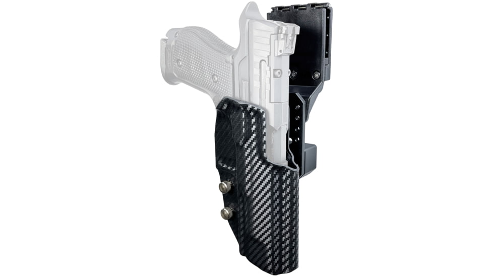 Black Scorpion Outdoor Gear Pro Competition OWB Holster, Walther Q5 Match SF, Right Hand, Carbon Fiber, HC04-USPSA-WALTHERSFCFRH