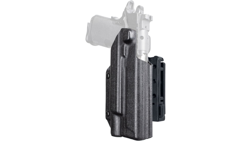 Black Scorpion Outdoor Gear Pro IDPA Competition OWB Holster, Springfield Armory digy 5in w/ X300 , Right Hand, Black, HC03-IDPA-PRODIGY