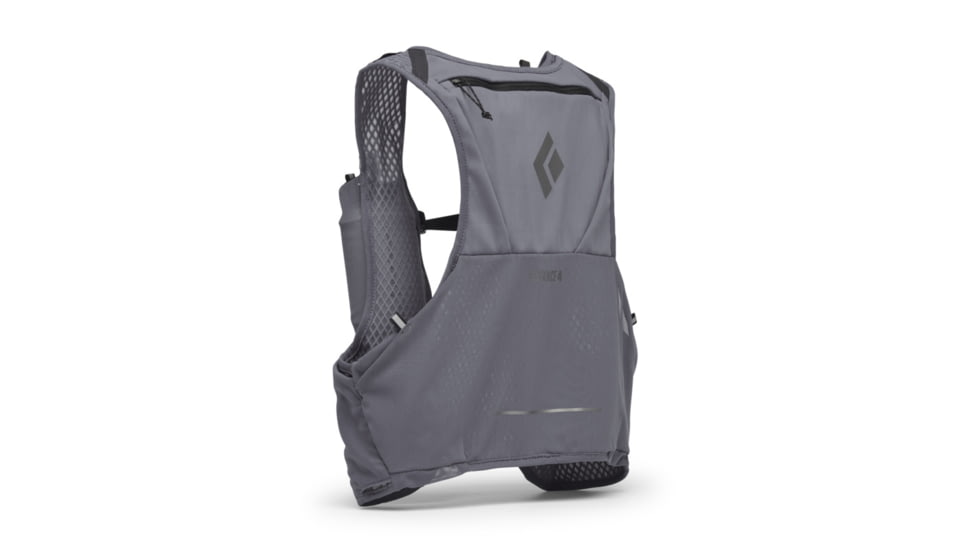 Black Diamond Distance 4 Hydration Vest, Carbon, Large, BD6800300003LRG1