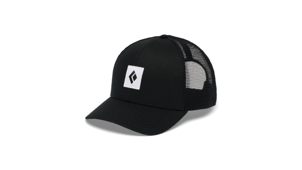 Black Diamond BD Trucker Hat, Black/Black/White Icon Patch, AP7230459109ALL1